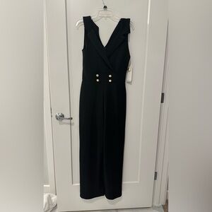Tuxedo look jumpsuit
